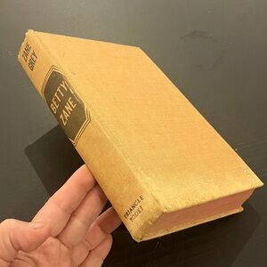 1942 Betty Zane by Zane Grey vintage antique book
